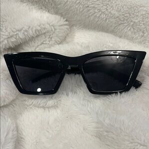 Black Cat-Eye Sunglasses